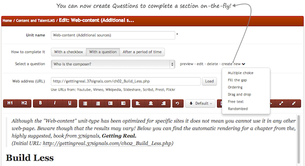 Create Questions Within Units For Completion_talentlms_features