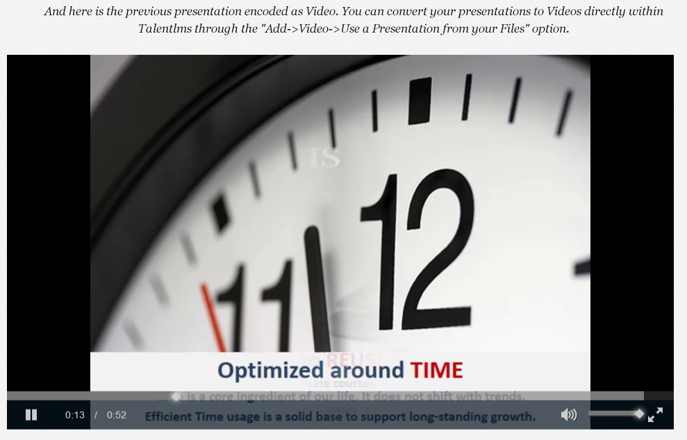 Converting presentations to videos is easy and powerful