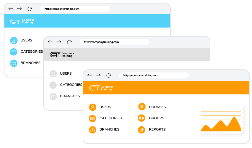 TalentLMS customizations: changing the color palette