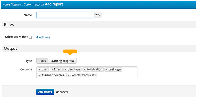 Custom Reports in the new TalentLMS Update