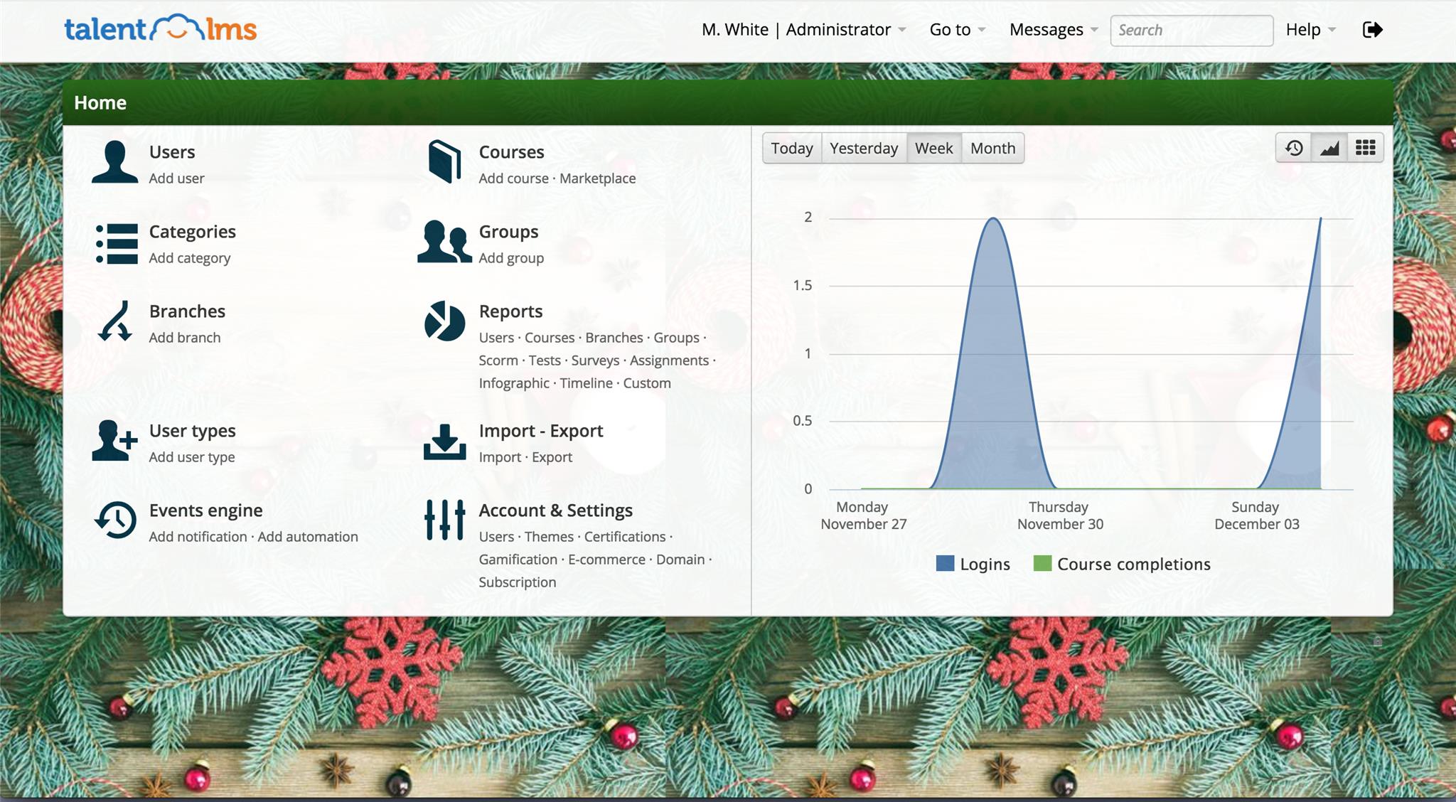 Decorate your TalentLMS portal for the holidays with these tips! - TalentLMS Blog