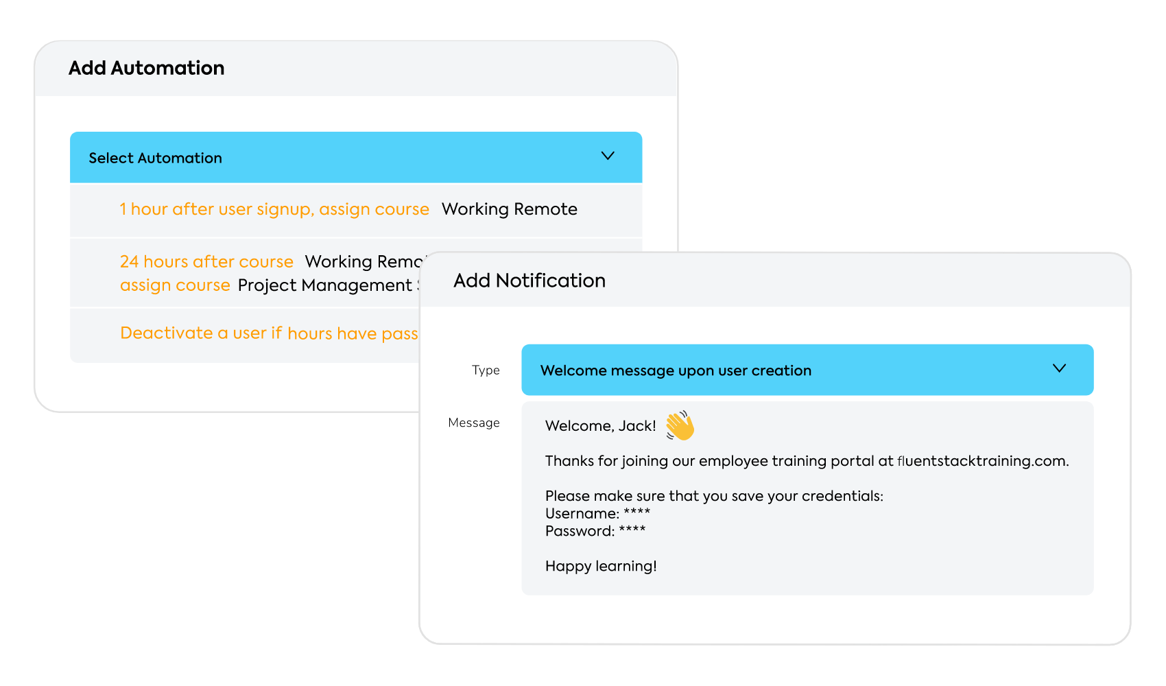 LMS login and course completion reminder: Automated notifications by TalentLMS