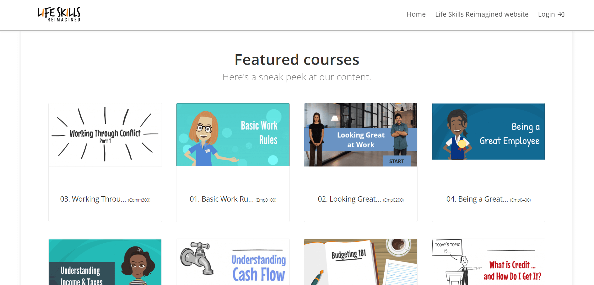 LYFT learning training portal homepage