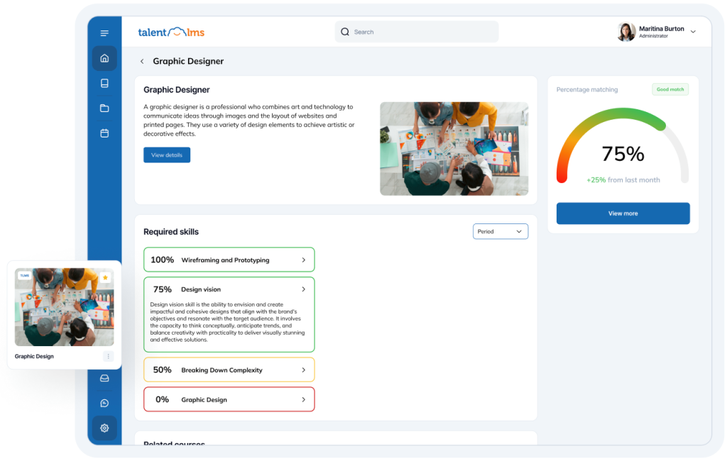 TalentLMS Skills skills-based learning