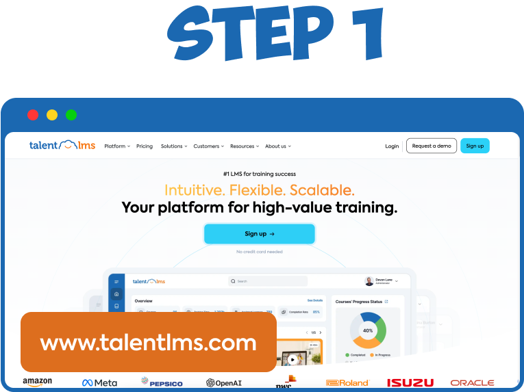 Create a TalentLMS account