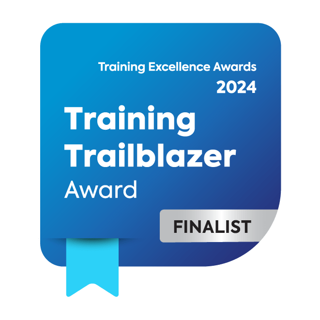 Training Trailblazer Finalist in Training Excellence Awards 2024.
