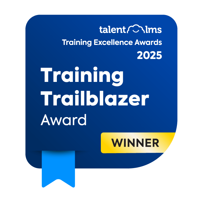 TalentLMS Training Excellence Awards: Training Trailblazer Category